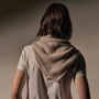 Open Knit Cashmere Scarf in Light Beige | James Perse Los Angeles / Womens