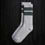 Long Chunky Cashmere Sock in Heather Grey/Canopy | James Perse Los Angeles