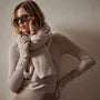 Thermal Cashmere Scarf in Stone | James Perse Los Angeles / Womens