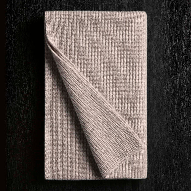 Cashmere Beanie & Scarf Gift Set in Stone | James Perse Los Angeles