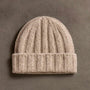 Cashmere Marled Beanie in Stone Marl | James Perse Los Angeles