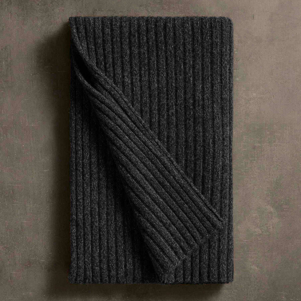 Recycled Cashmere Marled Scarves in Charcoal Marl | James Perse Los Angeles