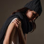 Recycled Cashmere Marled Scarves in Charcoal Marl | James Perse Los Angeles / Womens