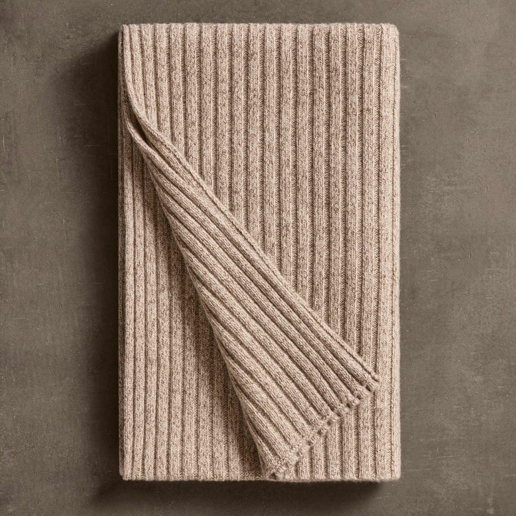 Recycled Cashmere Marled Scarves in Stone Marl | James Perse Los Angeles