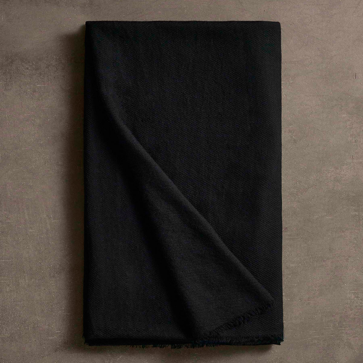 Sarti Wool Cashmere Scarf in Black | James Perse Los Angeles