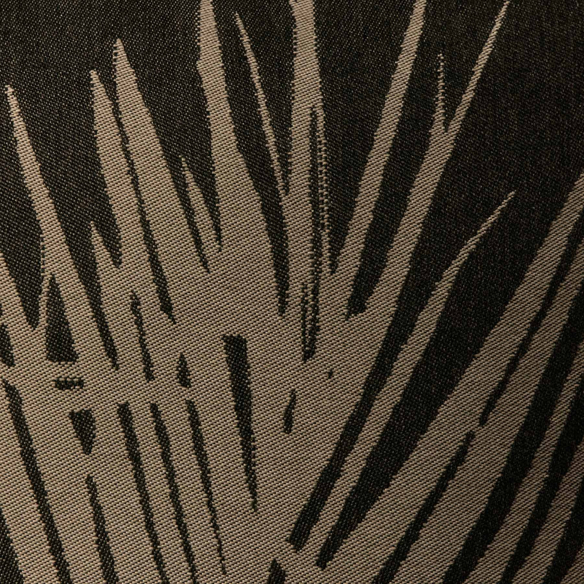 Jacuqard Palm Pillow - 26X26 in Black/ Natural | James Perse Los Angeles