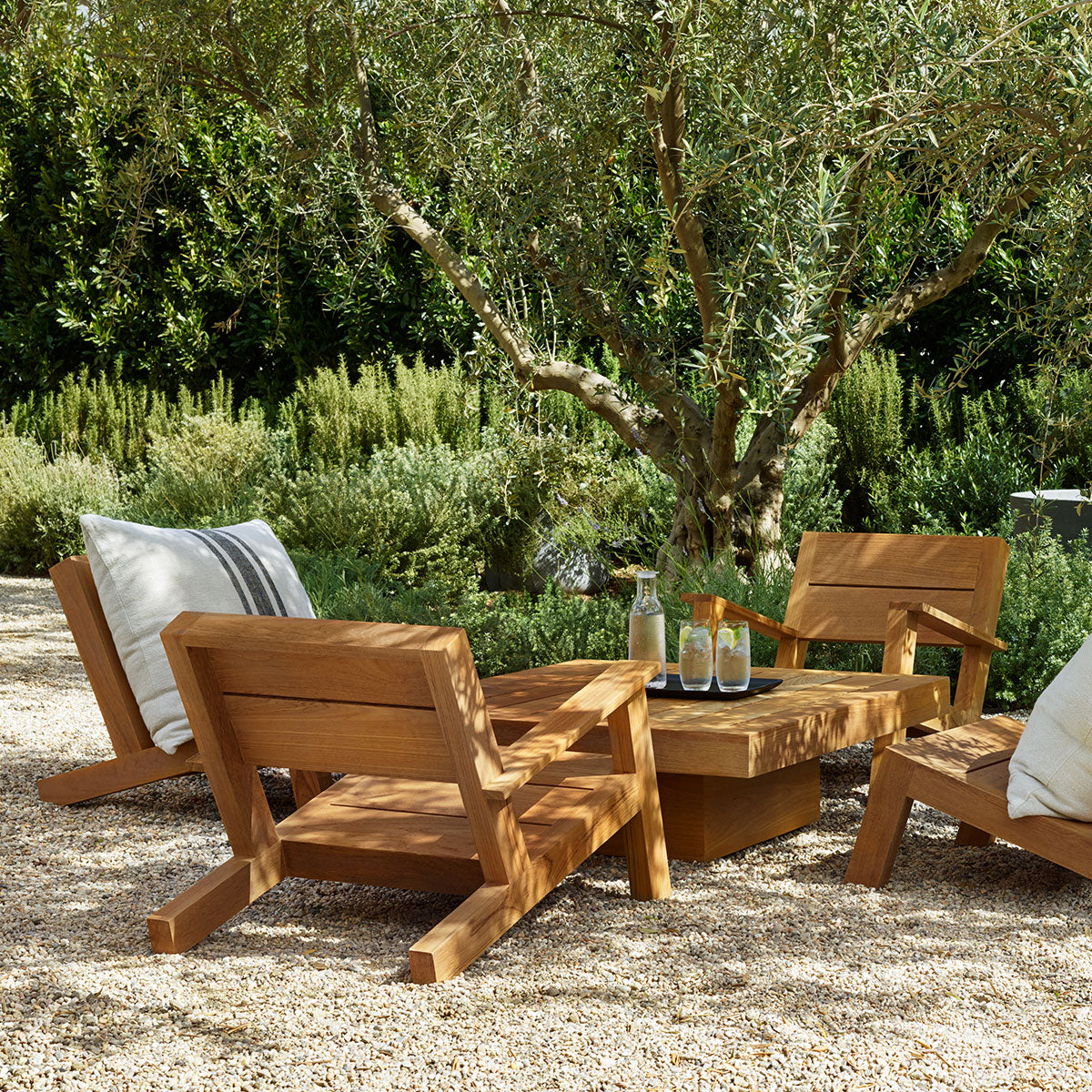 Cabo Chair in Teak | James Perse Los Angeles