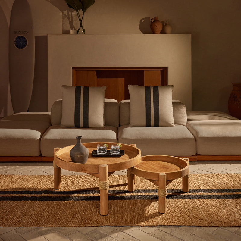 Post Tables in Teak | James Perse Los Angeles