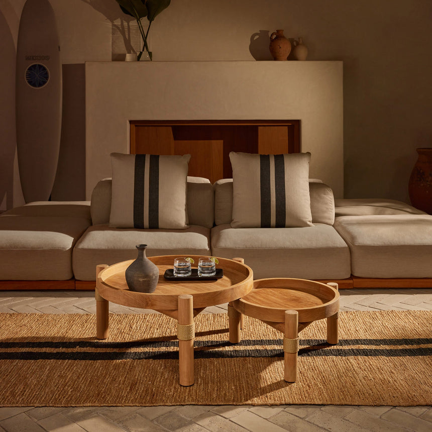Post Tables in Teak | James Perse Los Angeles