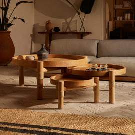 Post Tables in Teak | James Perse Los Angeles