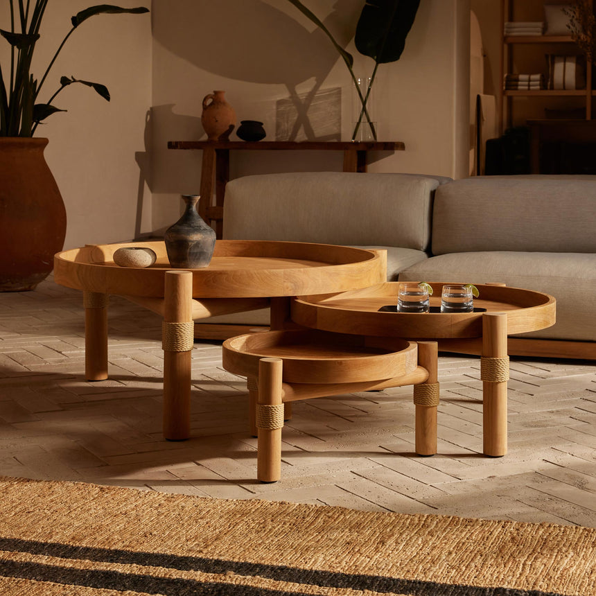 Post Tables in Teak | James Perse Los Angeles