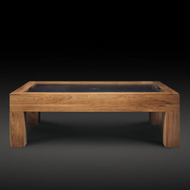 Limited Edition Air Hockey Table in Teak | James Perse Los Angeles