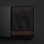 Double Sdd Wvn Cashmere Blanket With Bx in Black/Kona | James Perse Los Angeles