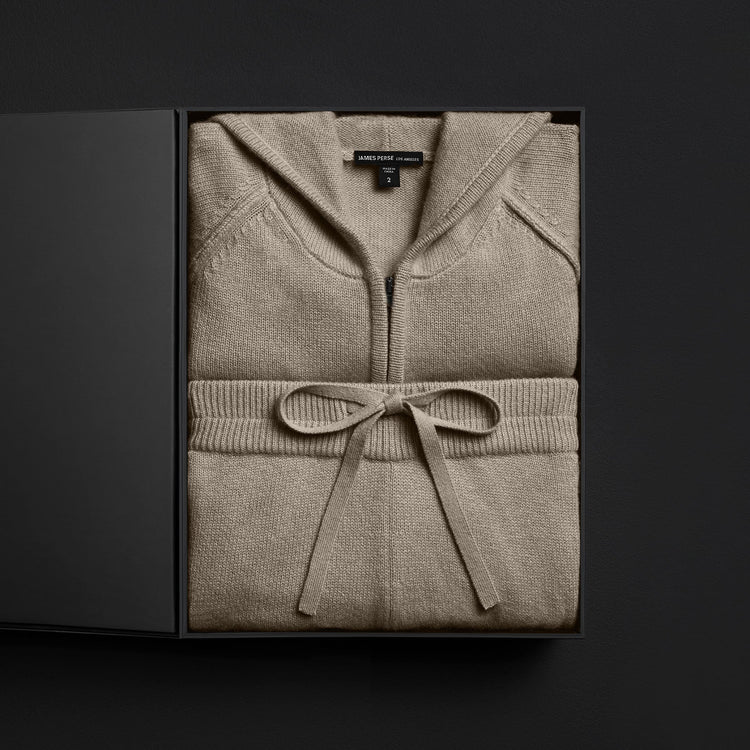 Womens Cashmere Set in Coyote | James Perse Los Angeles