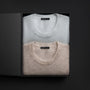 Men's Soft Featherweight Cashmere Crew Gift Set In Grey Glacier/Light Beige | James Perse Los Angeles
