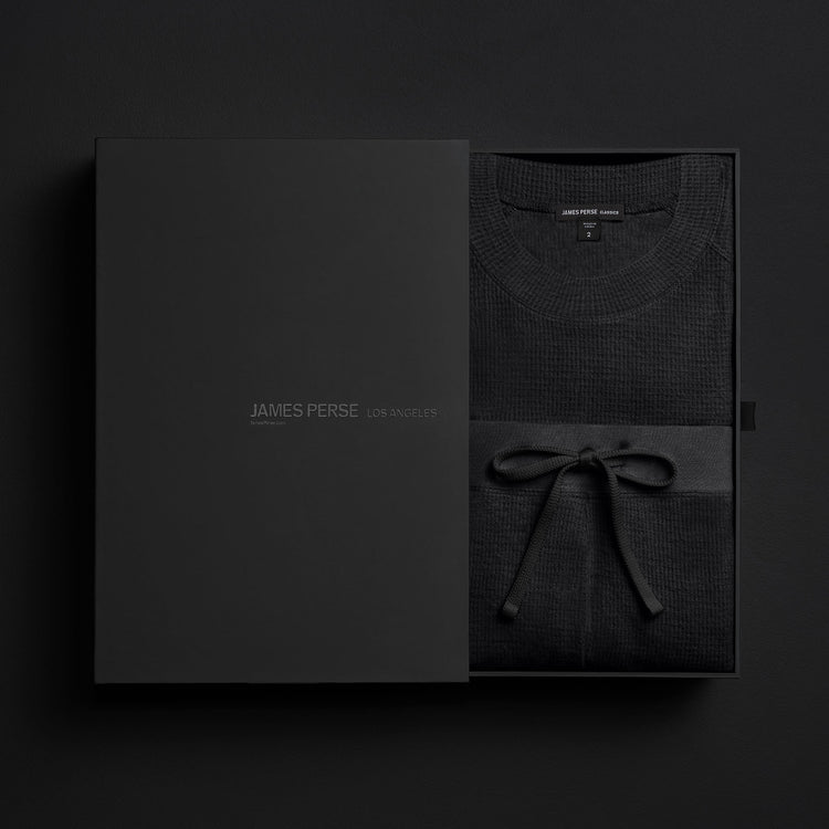 Women's Brushed Thermal Lounge Gift Set in Black | James Perse Los Angeles