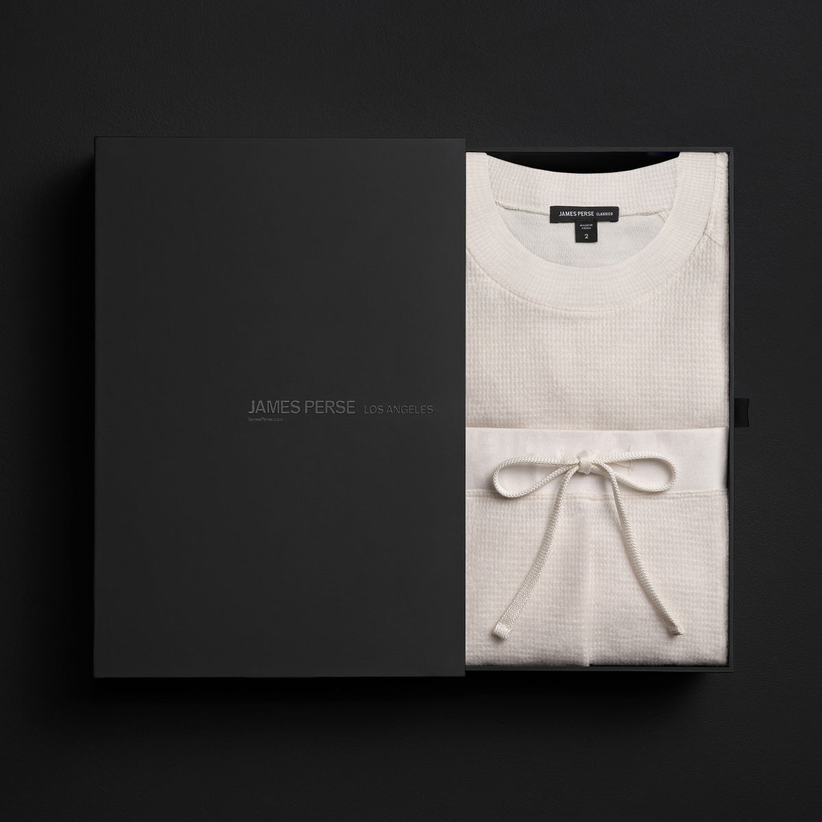 Women's Brushed Thermal Lounge Gift Set in Oyster | James Perse Los Angeles