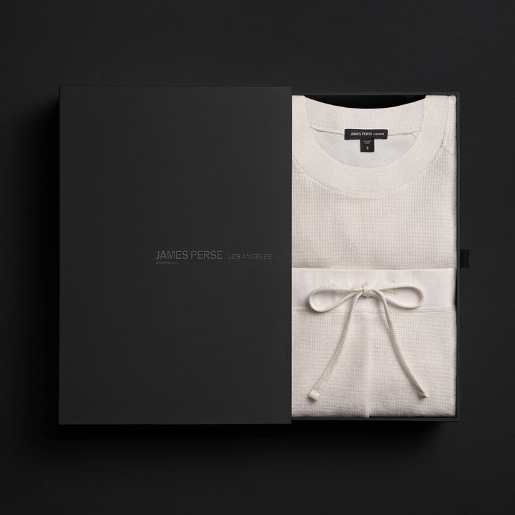 Women's Brushed Thermal Lounge Gift Set in Oyster | James Perse Los Angeles