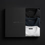 Men's Luxe Lotus Jersey Polo Gift Set in Black/White/French Navy | James Perse Los Angeles