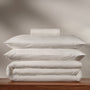 Cotton Bedding Set in King White | James Perse Los Angeles