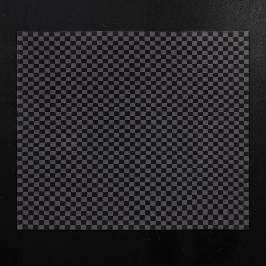 Checkerboard Cashmere Blanket  in Black/Grey | James Perse Los Angeles