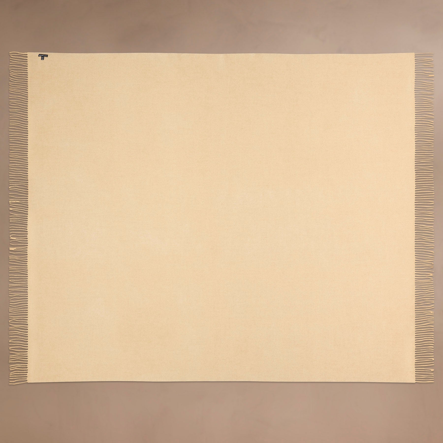 Double Sided Woven Cash Blanket  in Rust/Ivory | James Perse Los Angeles