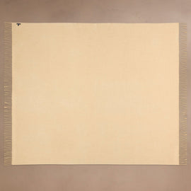 Double Sided Woven Cash Blanket  in Rust/Ivory | James Perse Los Angeles