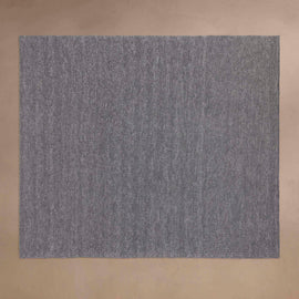 Cashmere Melange Knit Blanket in Charcoal Melange | James Perse Los Angeles