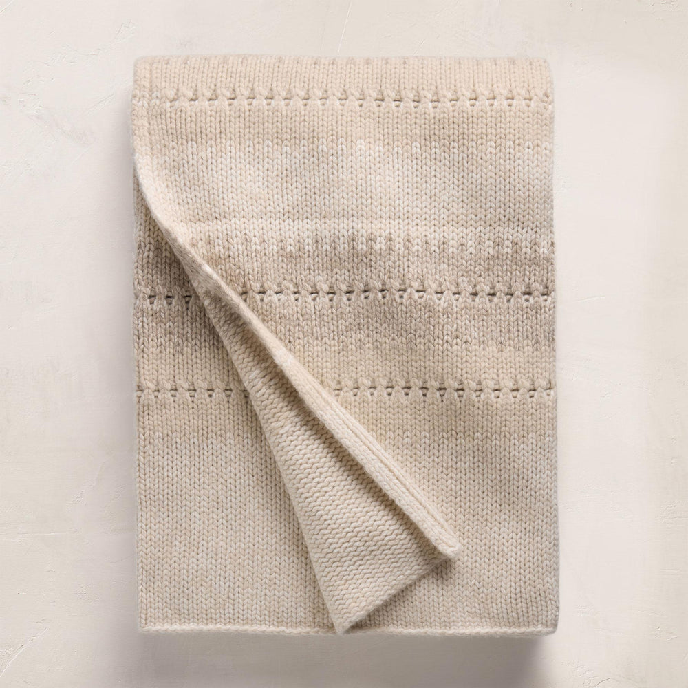 Vintage Striped Blanket in Eco Paper/Eco Albstr/Eco Birch | James Perse Los Angeles
