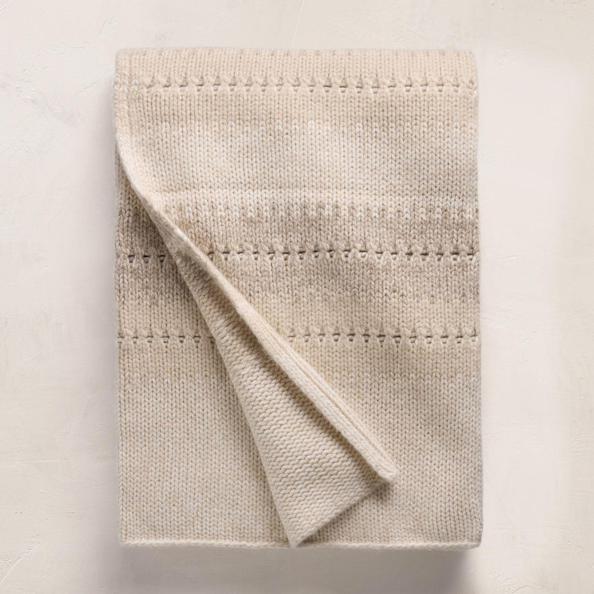 Vintage Striped Blanket in Eco Paper/Eco Albstr/Eco Birch | James Perse Los Angeles