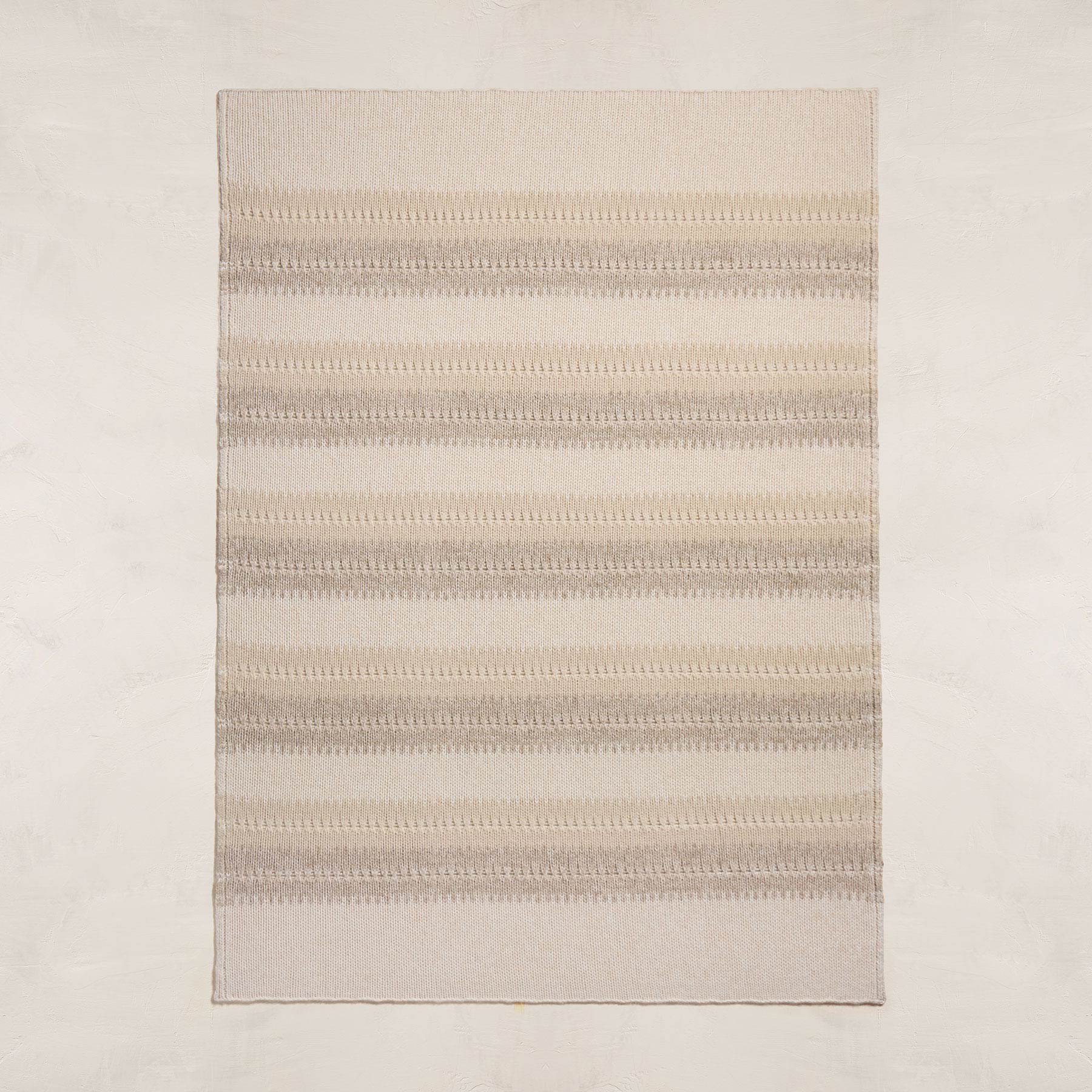 Vintage Striped Blanket in Eco Paper/Eco Albstr/Eco Birch | James Perse Los Angeles
