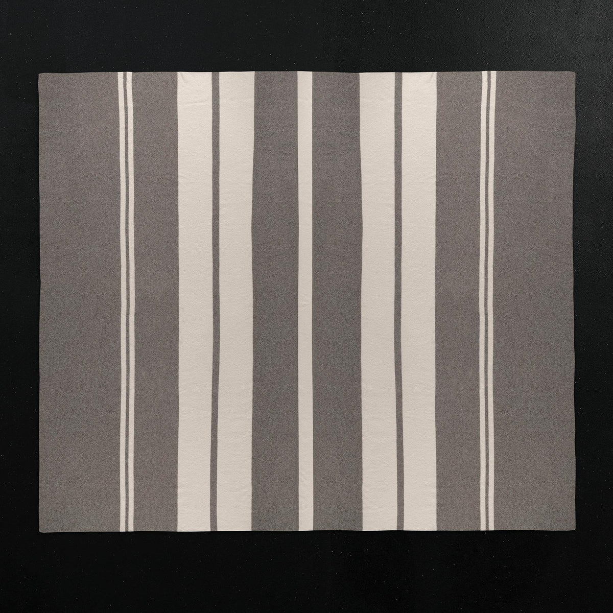 Striped Cashmere Home Gift Set in Taupe Melange/White | James Perse Los Angeles
