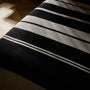 Stripe Cashmere Blanket Gift Box in Black/White | James Perse Los Angeles