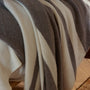 Striped Cashmere Home Gift Set in Taupe Melange/White | James Perse Los Angeles