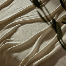 Cashmere Knit Blanket in White | James Perse Los Angeles