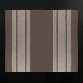 Baja Cashmere Blanket Gift Box in Taupe Melange/Ivory | James Perse Los Angeles