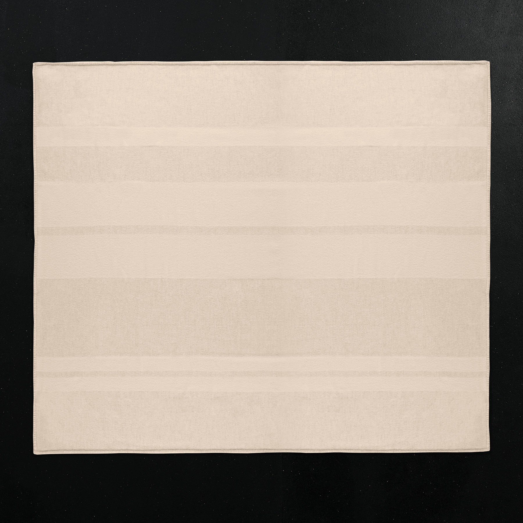 Sarti Striped Blanket in Ecru/Fog | James Perse Los Angeles