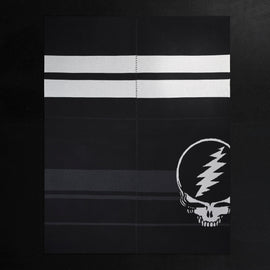 Grateful Dead Cashmere Blanket in Black/ White/Charcoal | James Perse Los Angeles