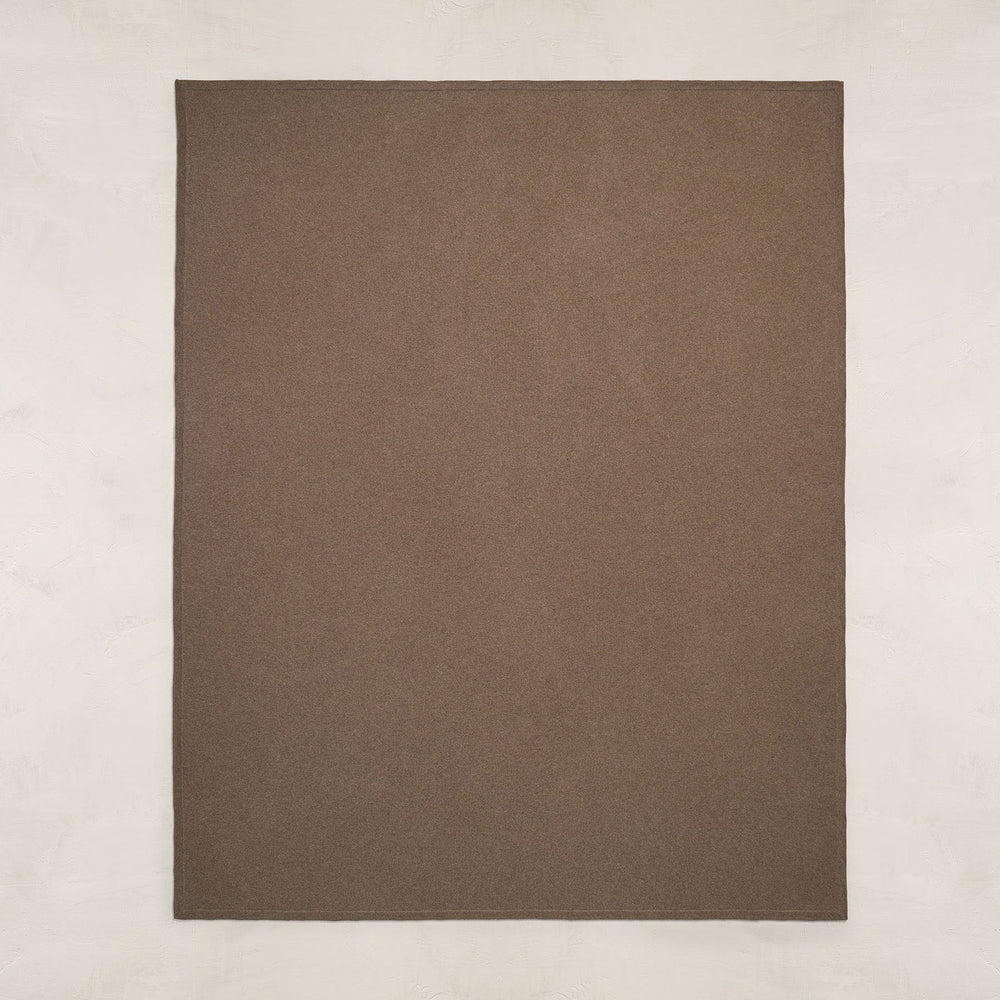 Recycled Cashmere Blanket in Mid Brown | James Perse Los Angeles