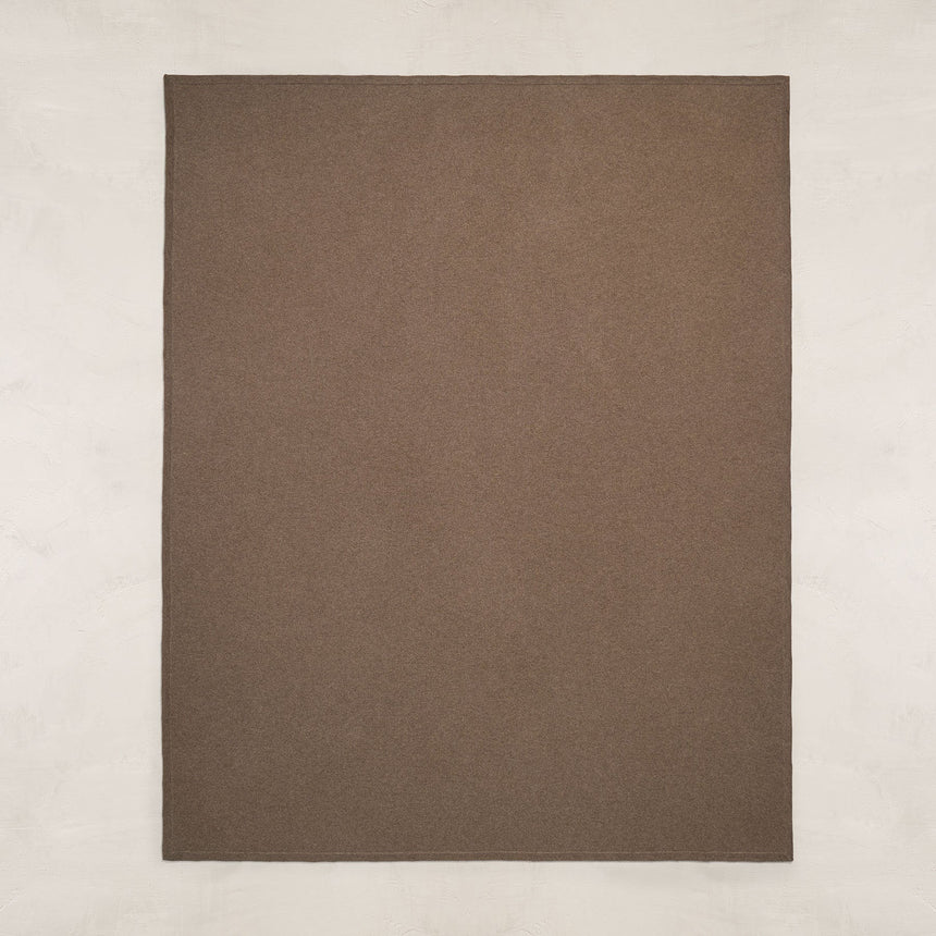 Recycled Cashmere Blanket in Mid Brown | James Perse Los Angeles