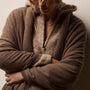 Recycled Cashmere Blanket Gift Box In Mid Brown | James Perse Los Angeles / Womens