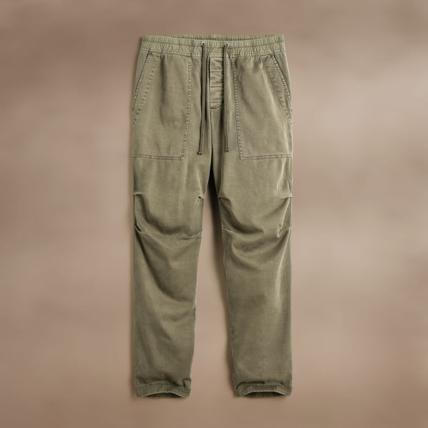 Army Cotton Slub Utility Pant in Trooper Pigment | James Perse Los Angeles