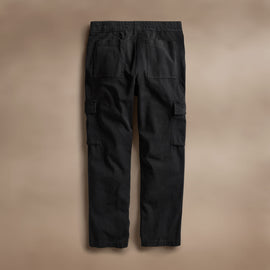 Army Cotton Slub Cargo Pant in Black Pigment | James Perse Los Angeles