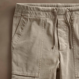 Army Cotton Slub Cargo Pant in Overcast Pigment | James Perse Los Angeles