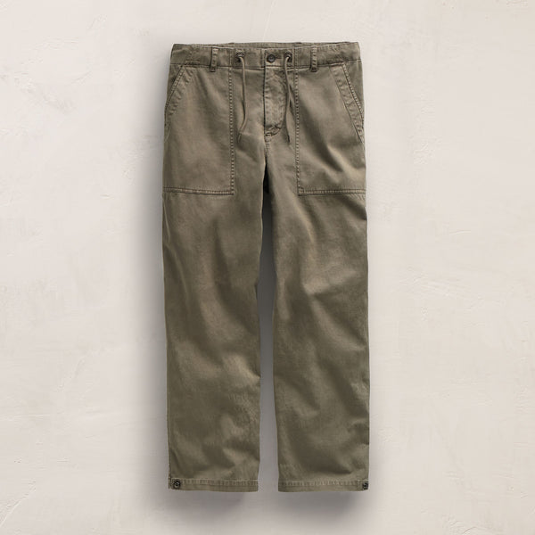 Slub Cotton Utility Flight Pant in Birch Pigment | James Perse Los Angeles