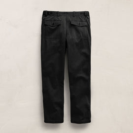 Slub Cotton Utility Flight Pant in Black Pigment | James Perse Los Angeles
