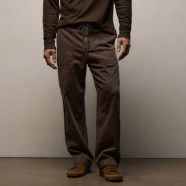 Slub Cotton Utility Flight Pant in Caribou Pigment | James Perse Los Angeles