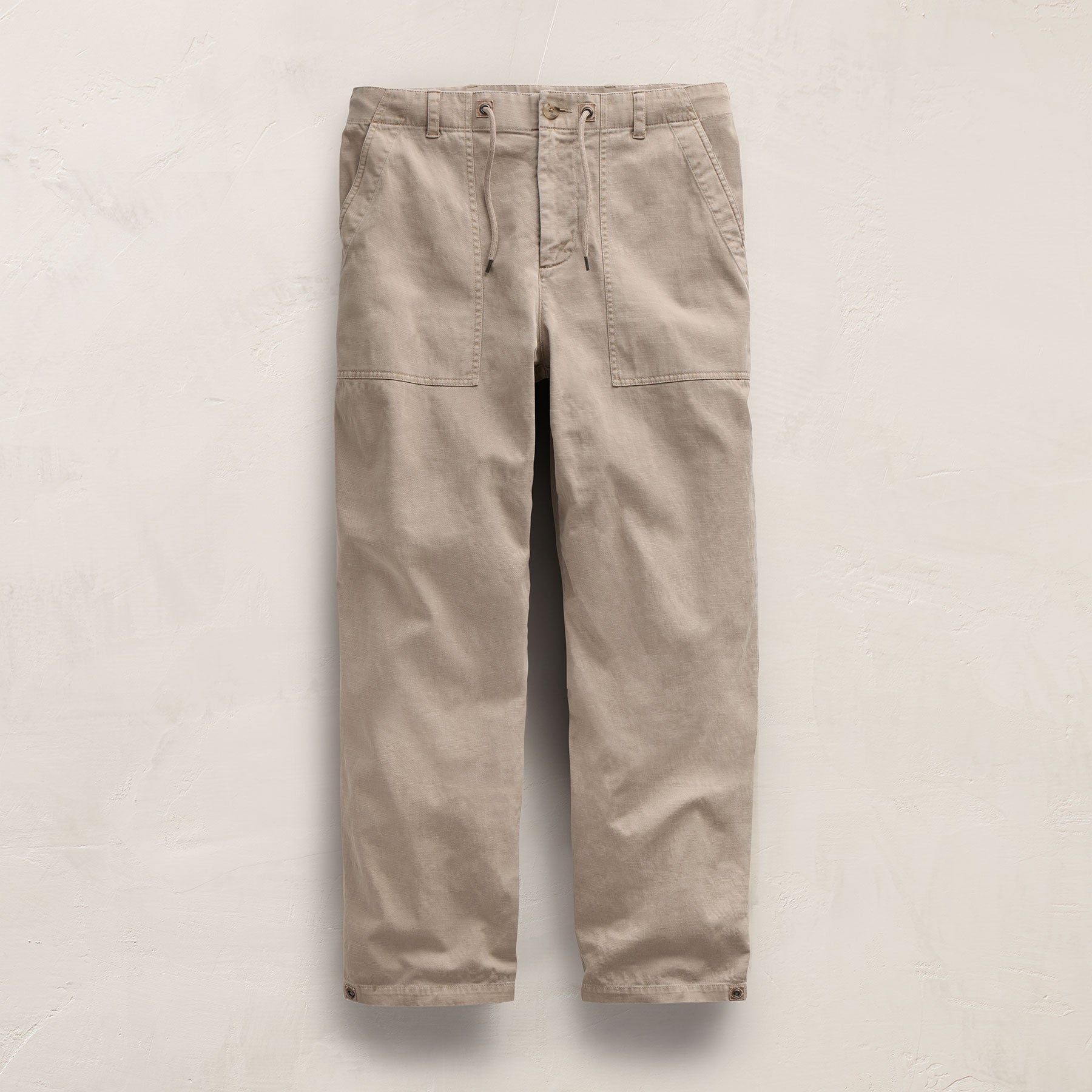 Slub Cotton Utility Flight Pant in Stone Pigment | James Perse Los Angeles