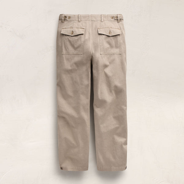 Slub Cotton Utility Flight Pant in Stone Pigment | James Perse Los Angeles
