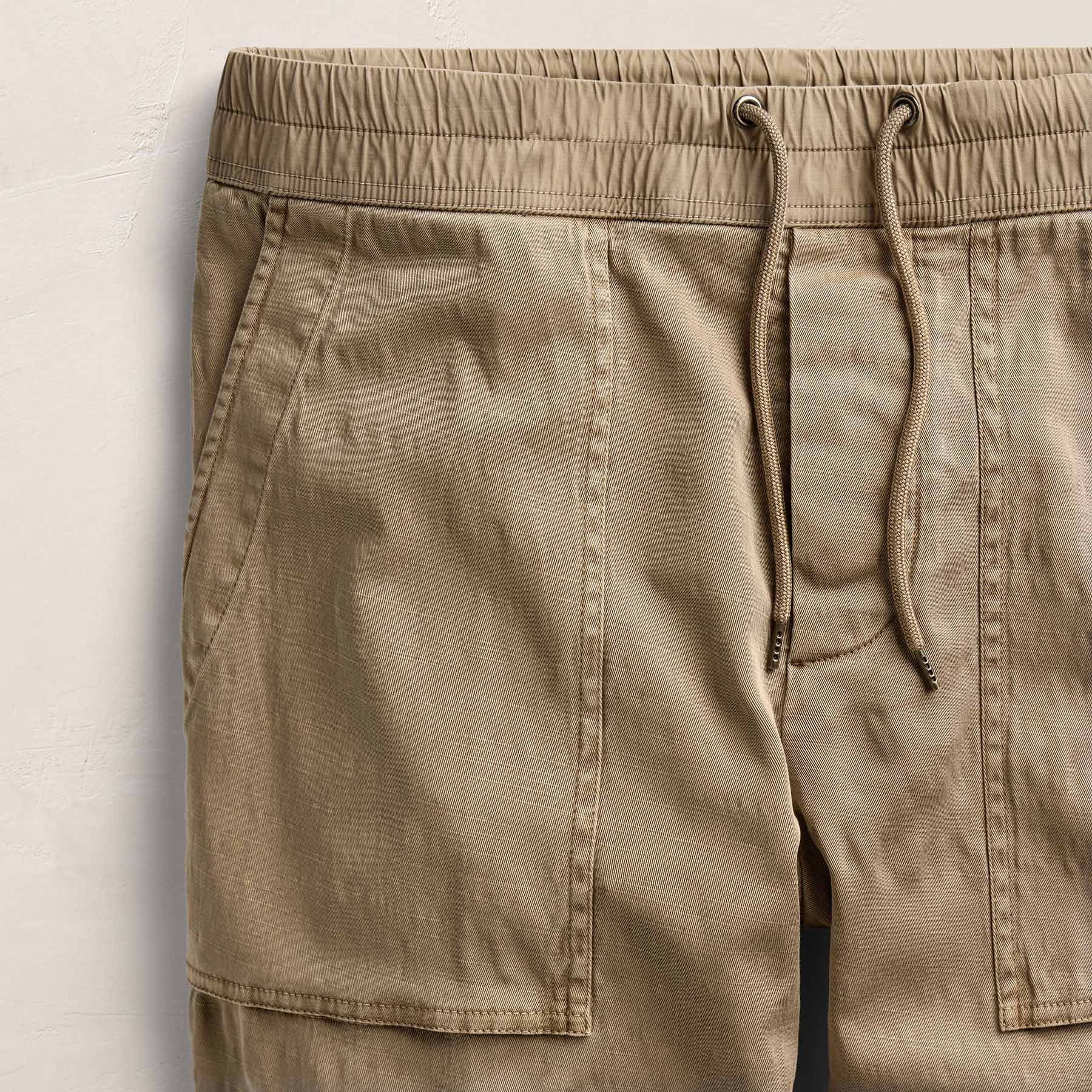 Slub Cotton Utility Pant - Cement Pigment